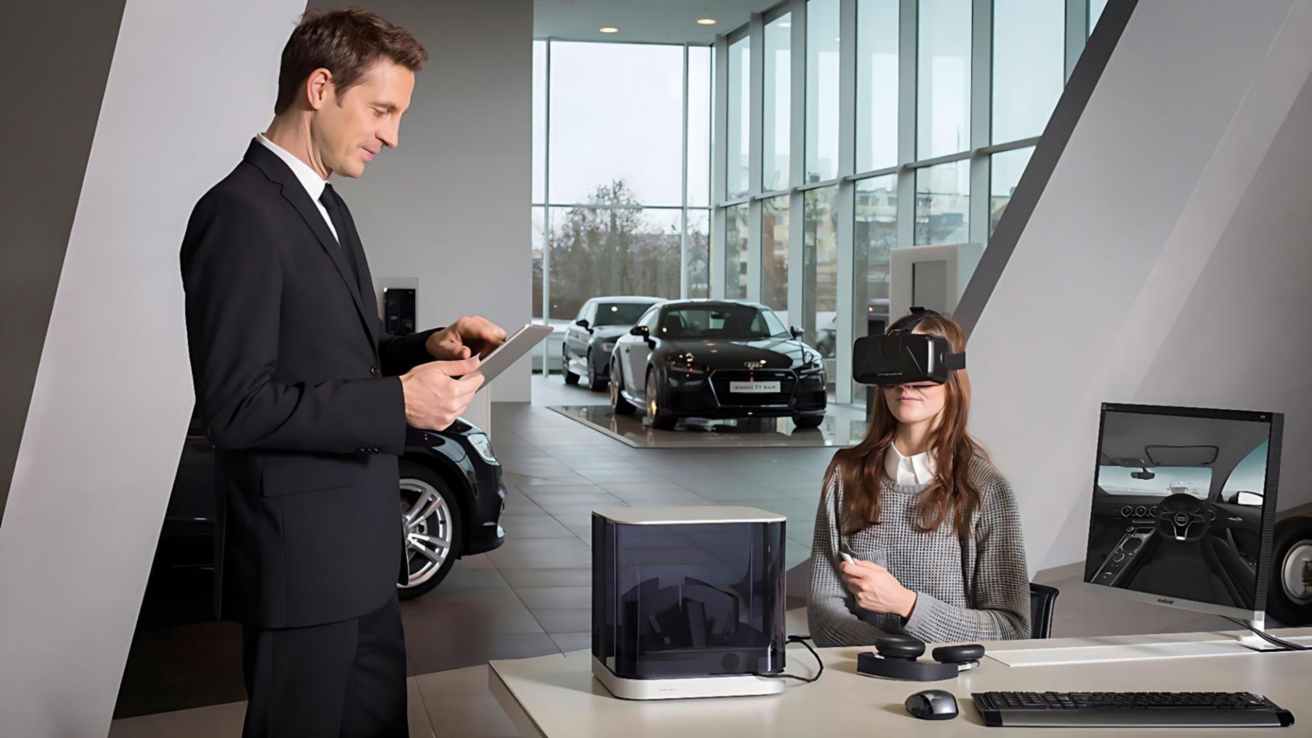 Estudiante trabajando en prototipo de realidad aumentada